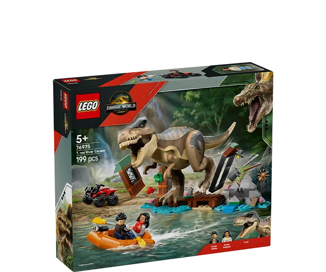 Ucieczka rzeką przed tyranozaurem
