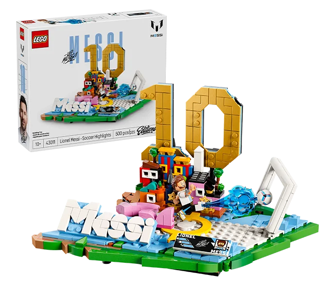 LEGO® Editions Lionel Messi — piłkarskie momenty