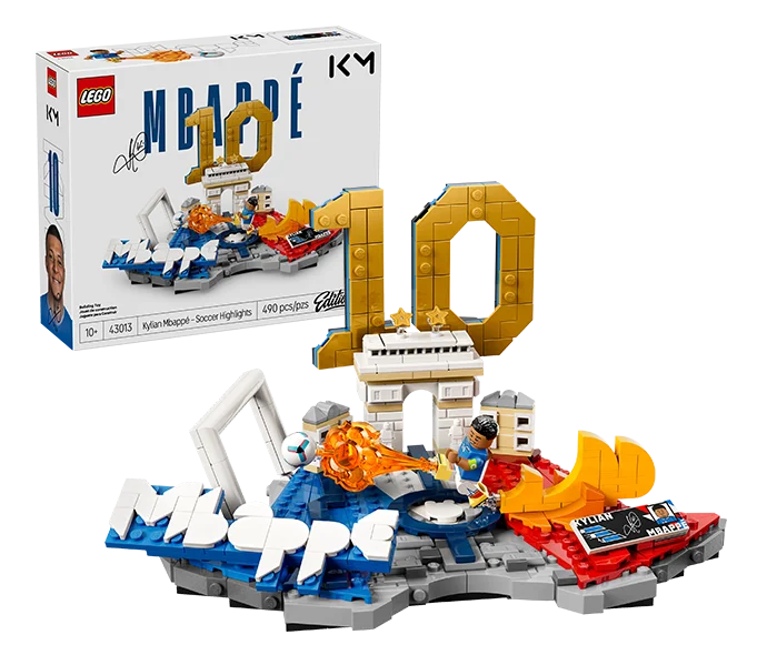 LEGO® Editions Kylian Mbappé — piłkarskie momenty