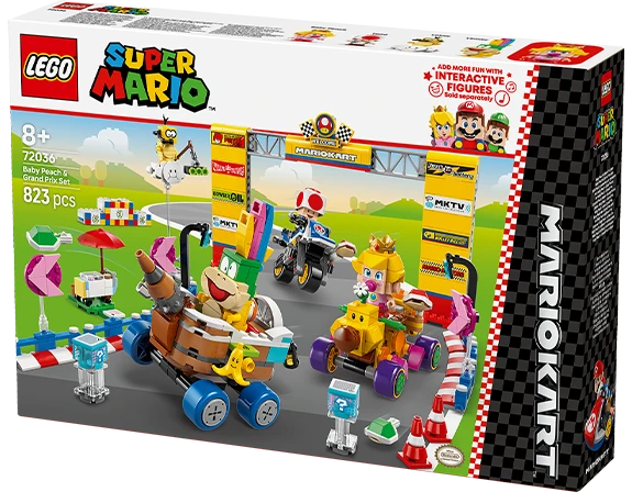 Mario Kart - Zestaw Baby Peach i Grand Prix