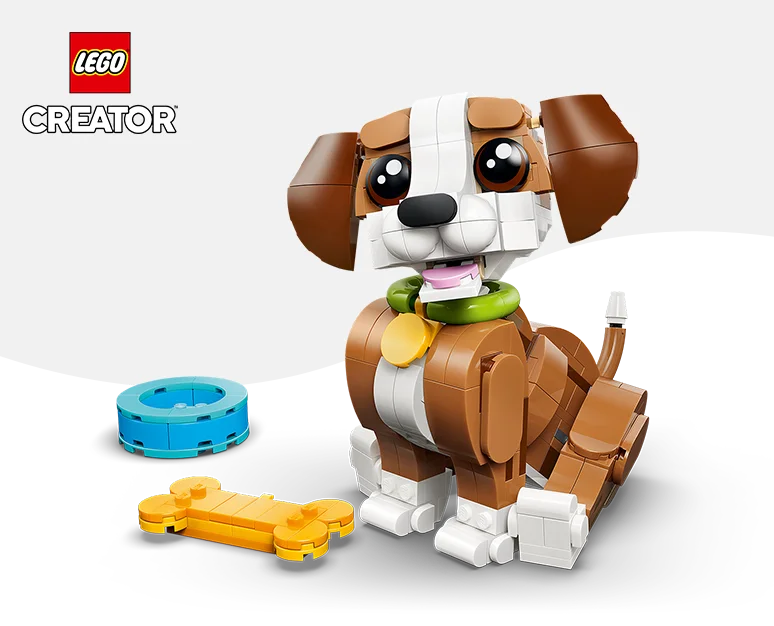 Urocze zwierzątka: psotny szczeniaczek