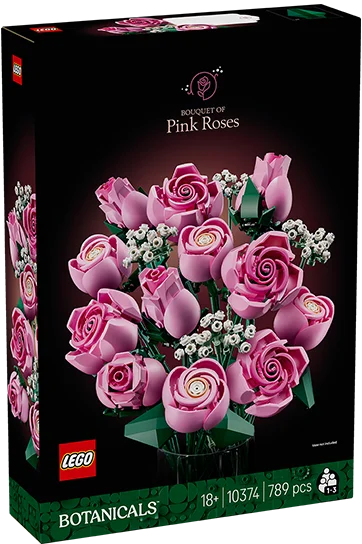 Lego® 10374 - Bukiet różowych róż