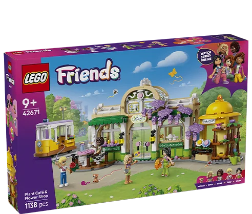 Zielona kawiarnia i kwiaciarnia