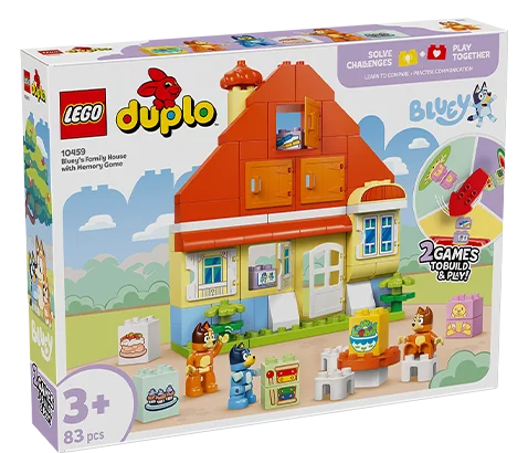 Dom rodzinny Blue z grą pamięciową