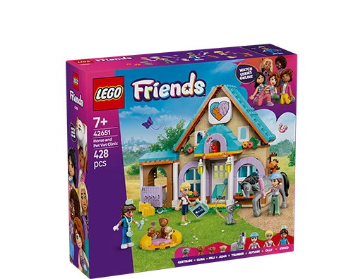 Koń i lecznica dla zwierząt