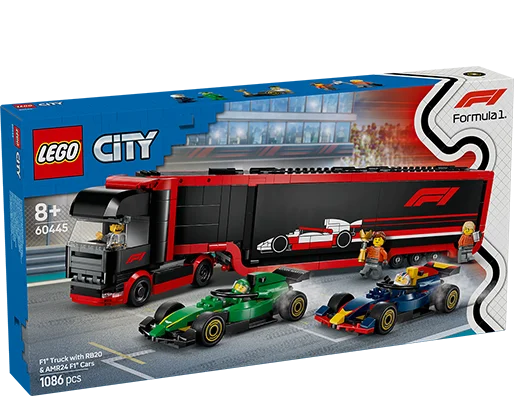 F1® Ciężarówka z bolidami RB20 i AMR24 F1®