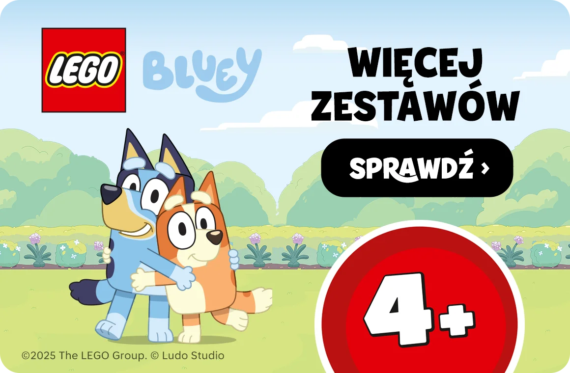 Więcej zestawów Lego® Bluey